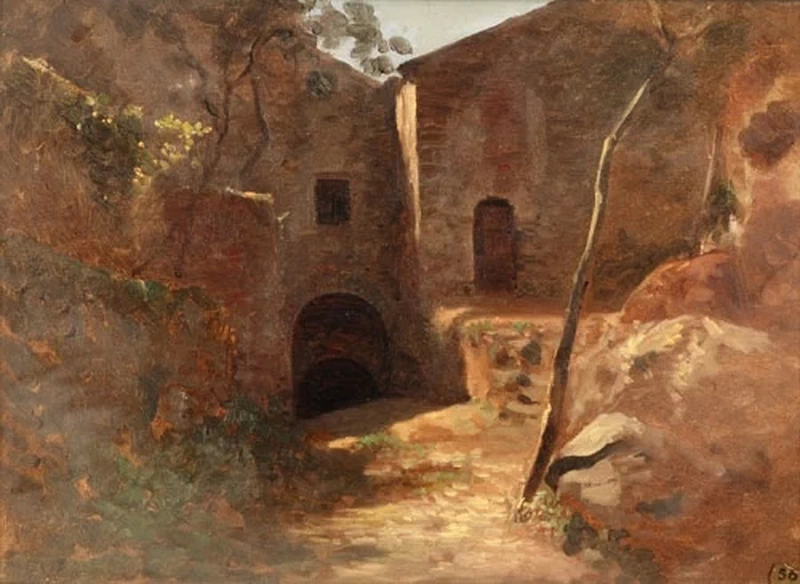 Studio di un borgo in Liguria